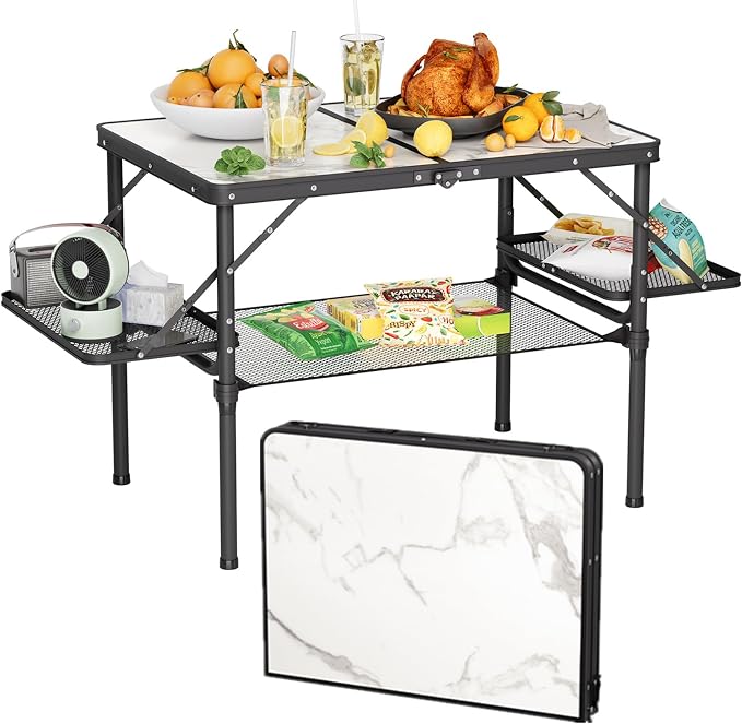 White Marble & Storage Net