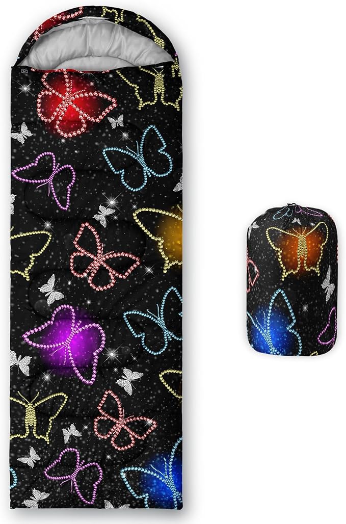 Colorful Neon Butterfly