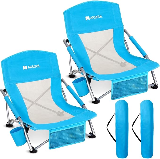 Low Back Blue 2 Pcs