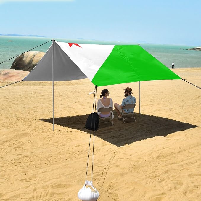 National Flag of Djibouti