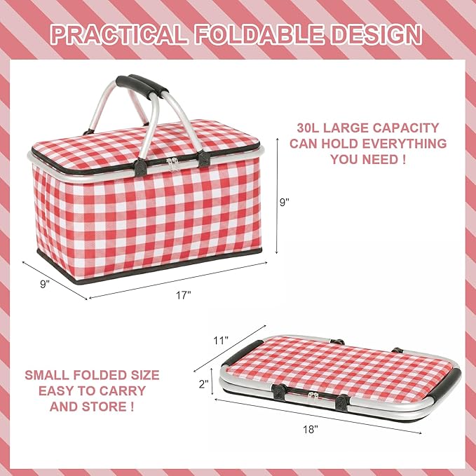 Premium Red Grid