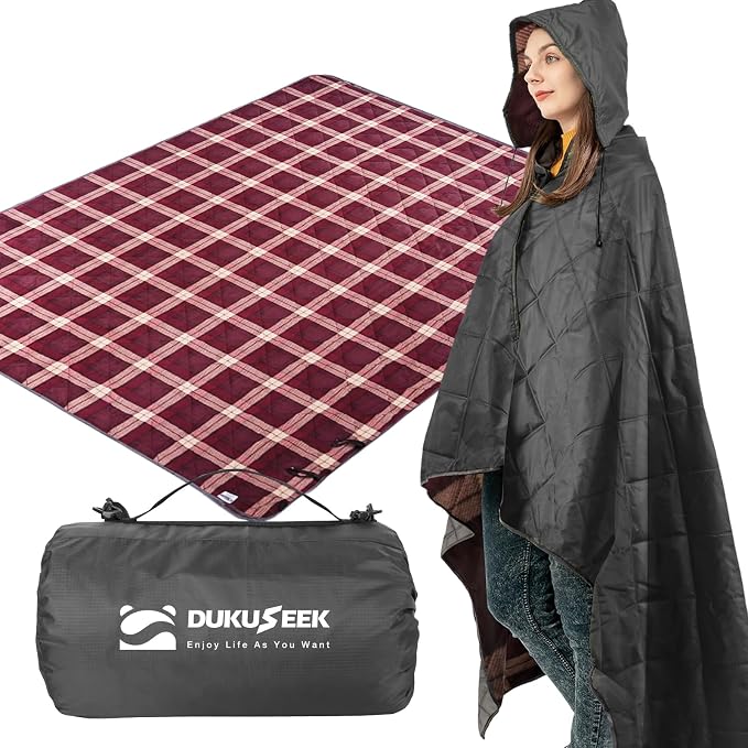 Black Outer With Red Plaid Fleece