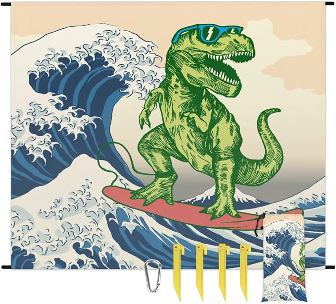 Surfing Dinosaur