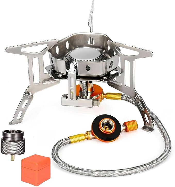 Backpacking Stove with Adapter