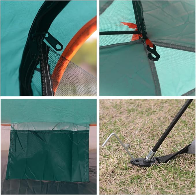 Green Tent | Aluminum foil mat