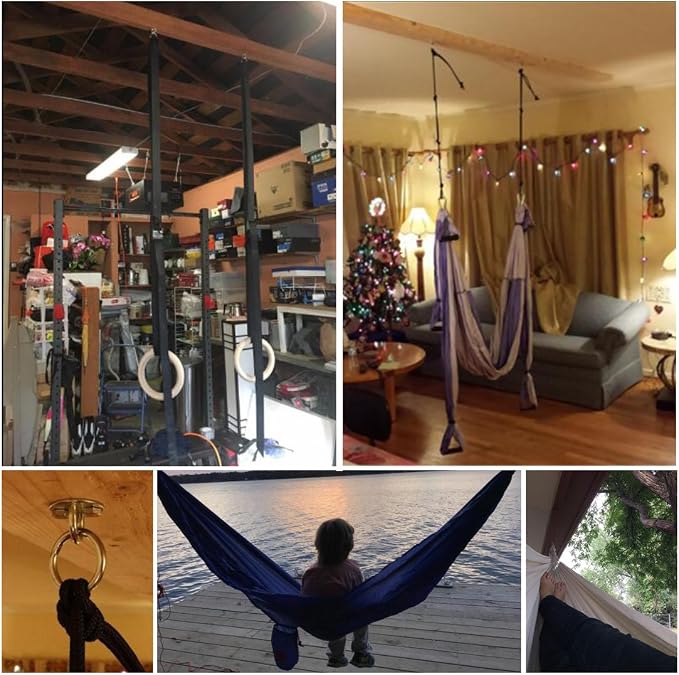 6-packs Hammock Hanging Hook Kit