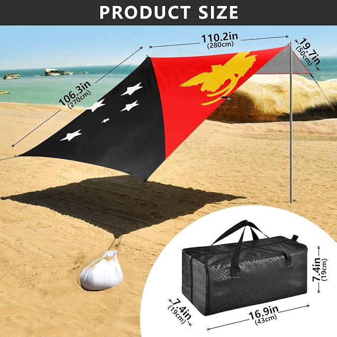 National Flag of Papua New Guinea