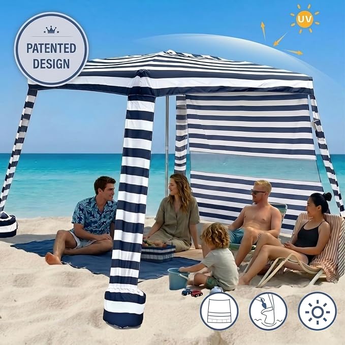 Navy Blue Stripes