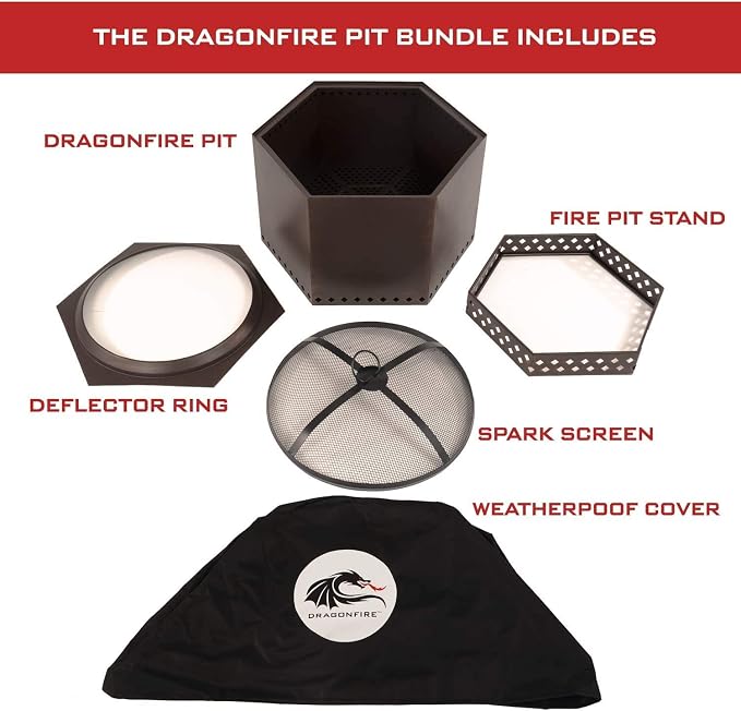 Bronze Backyard Smokeless Firepit