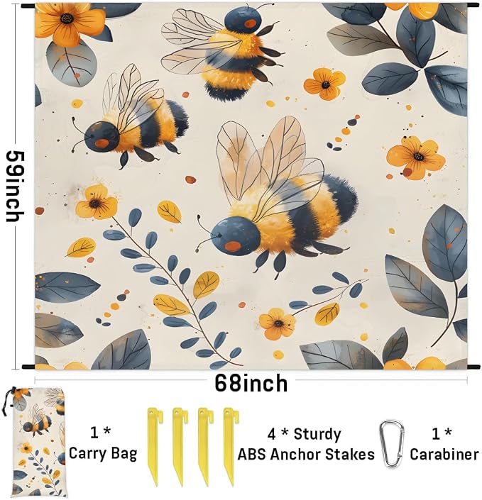 Floral Honey Bee