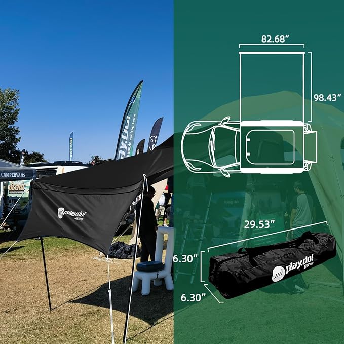 roof tent with awning