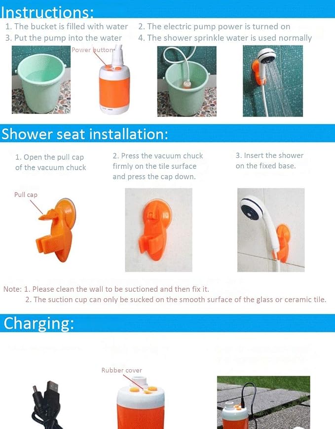 Shower with Water valve