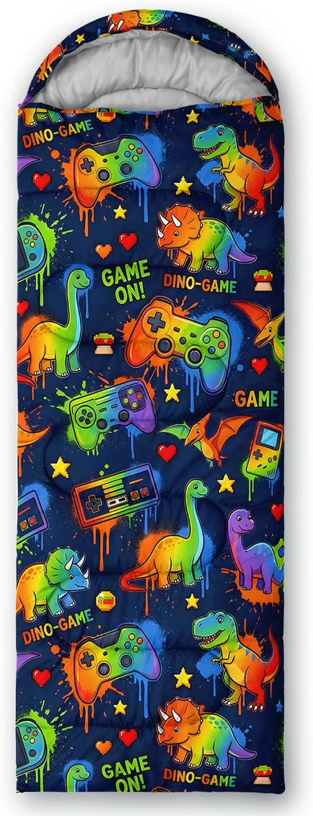 Colorful gamer Dinosaur