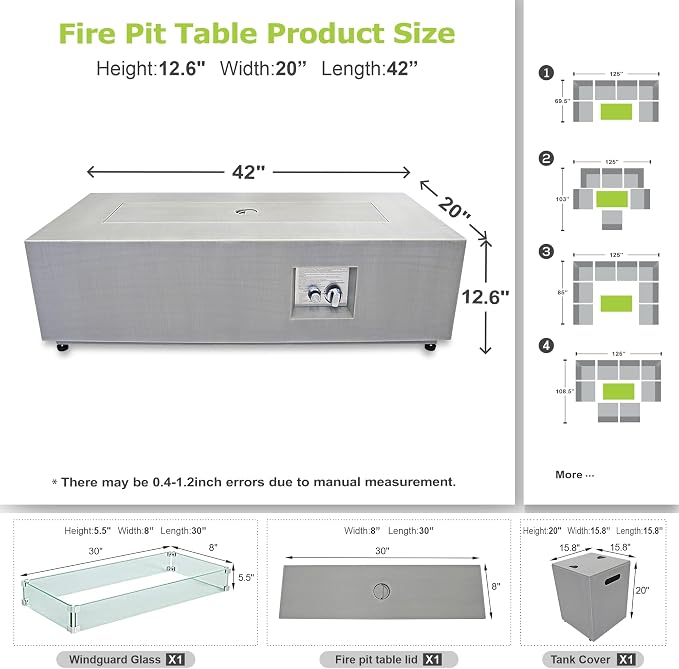Light Gray - 42'' w RGB LED