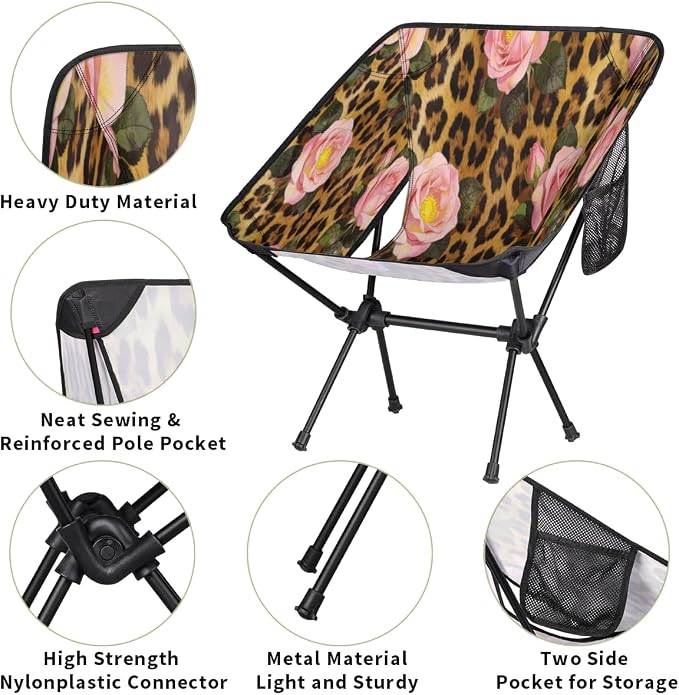 Pink Rose Leopard Print