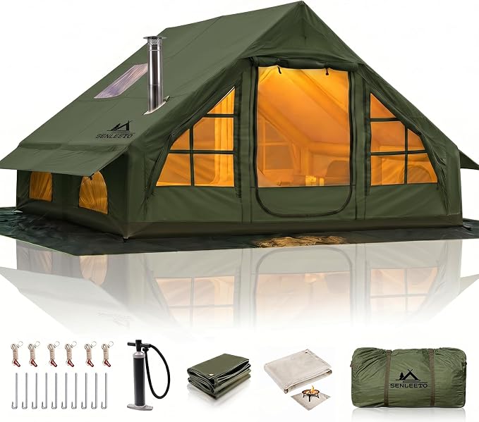 Green- with Waterproof Pad & Fireproof Mat