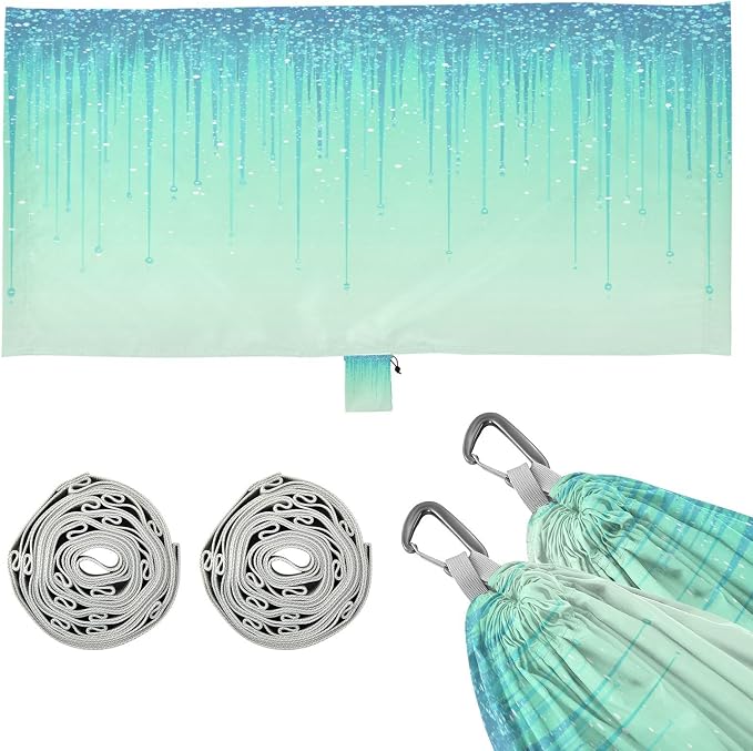 Blue Mint Green Glitter Sparkling