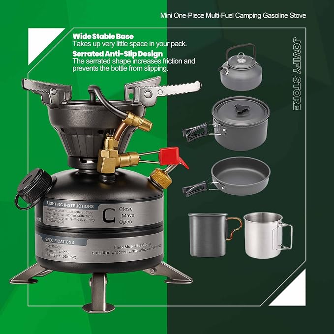 liquid fuel camp stove