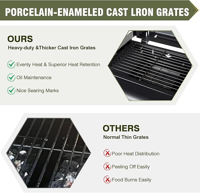 grill with flat top grill - double lid