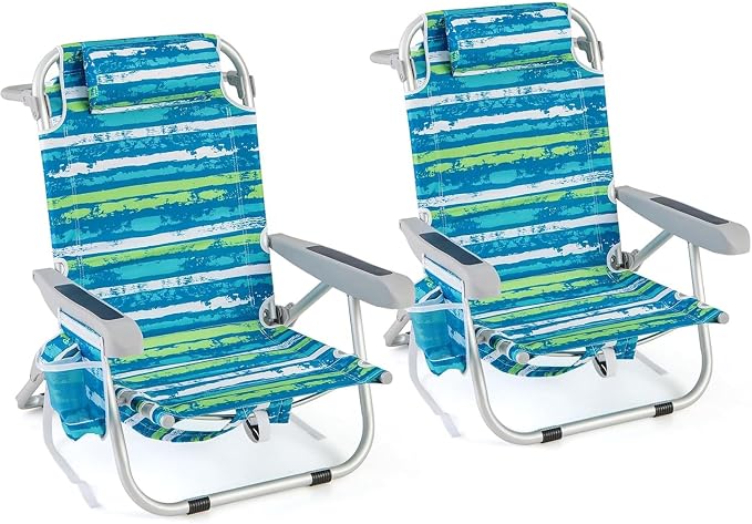 Blue and Green Stripe