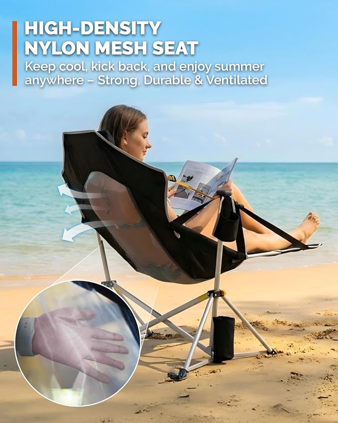Footrest Deluxe Cyan/Mesh