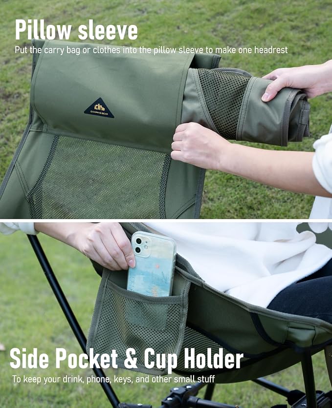 Green (Triangular Frame High Back)