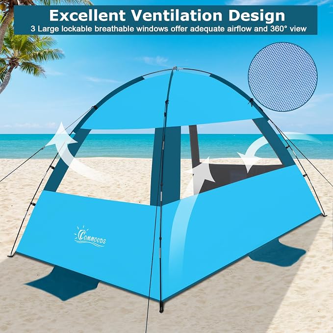 Sky Blue with Dark Shelter