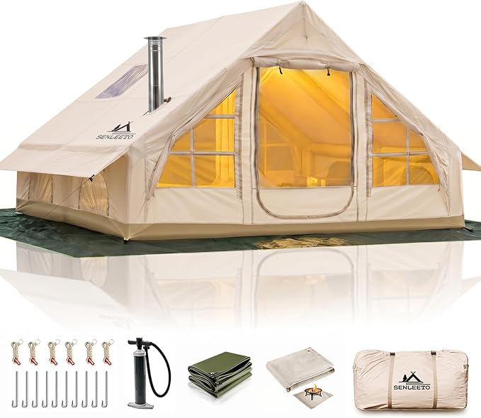 Beige - with Waterproof Pad & Fireproof Mat