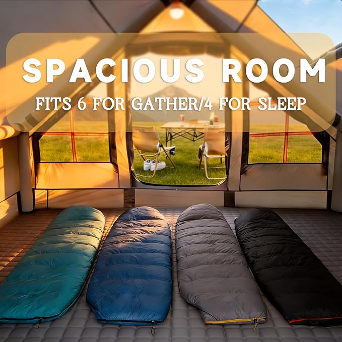 New Update 4-6 Person Skylight and Stove Jack/Grey