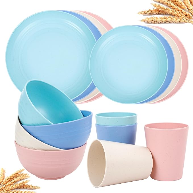 Pink, Green, Blue, Beige