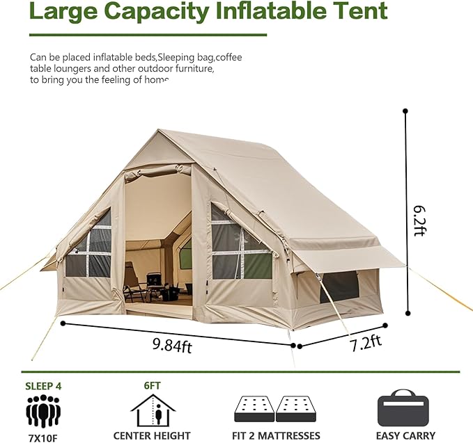 4 Persons/13*7ft Tarps