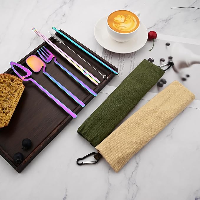 Rainbow - Green pouch