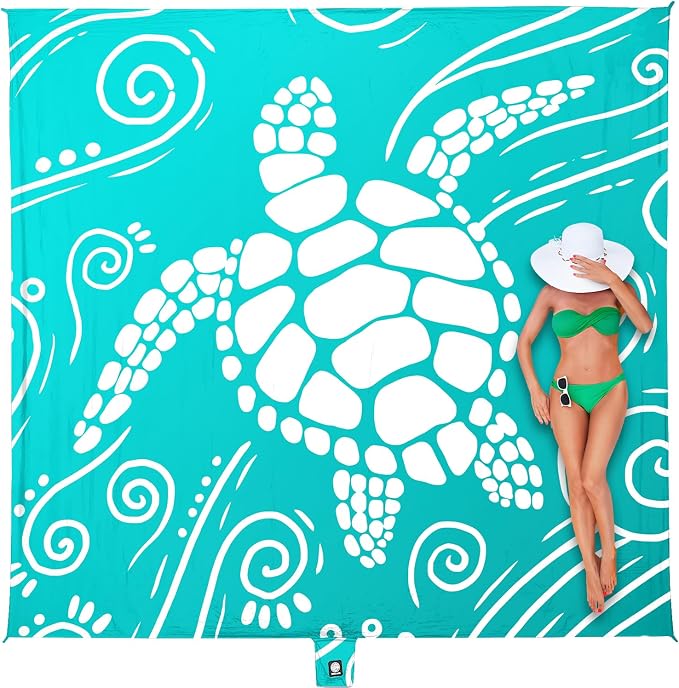 Gradient Teal Sea Turtle
