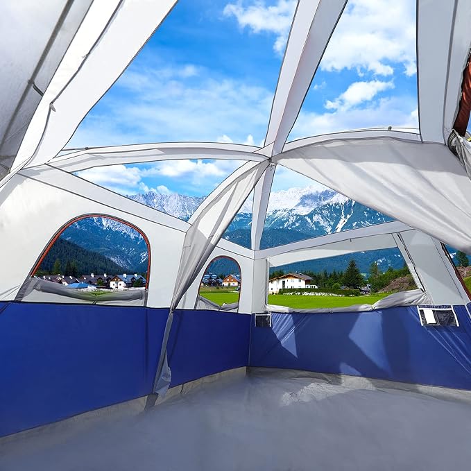 Blue-12 person tent