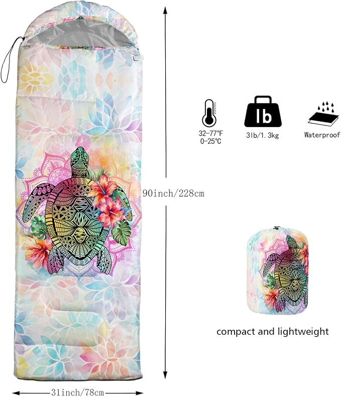 Bohemian Floral Turtle