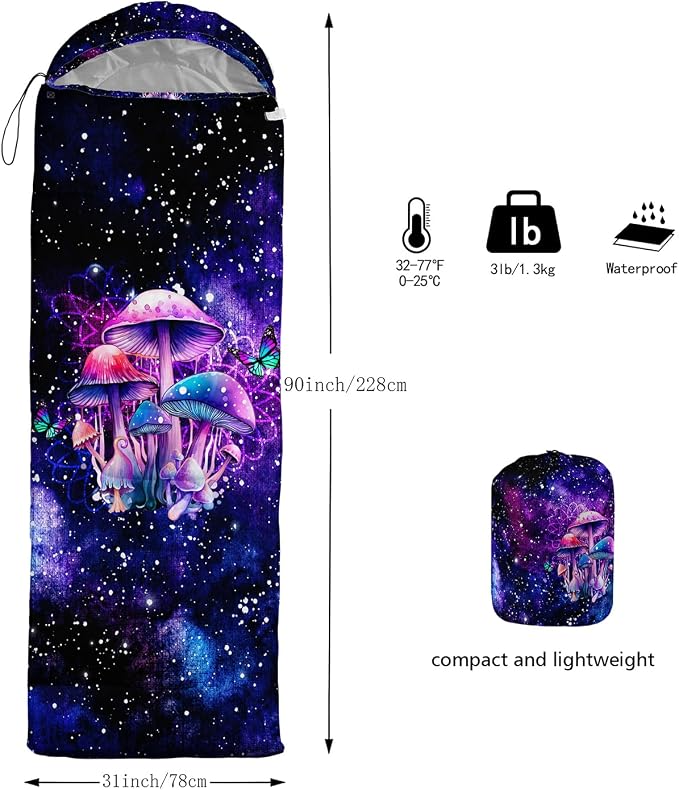 Starry Purple Mushroom