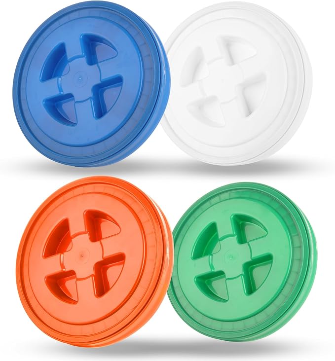 White, Blue, Green, Orange