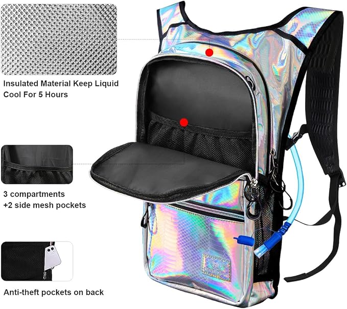 Holographic Crocodile Textured