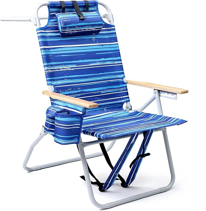 Striped Blue
