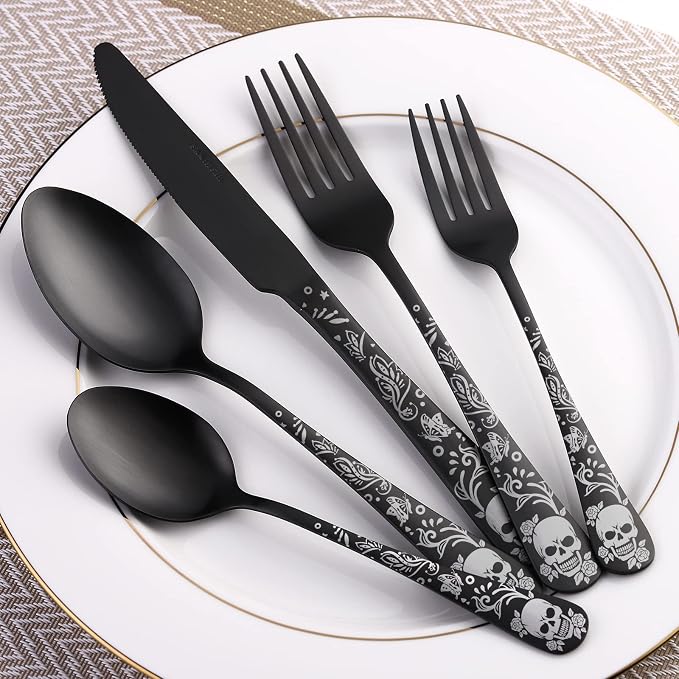 Matte Black-Skull /40pieces