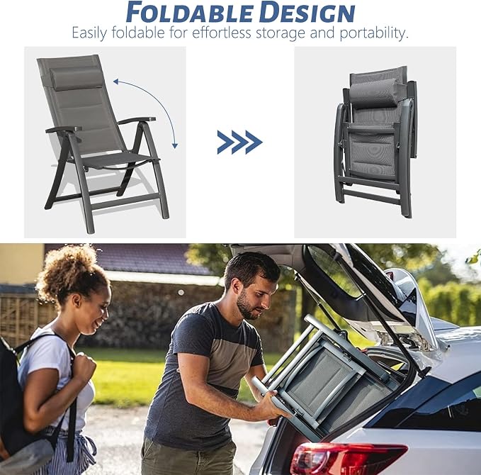 Upgraded Black Frame With Headrest
