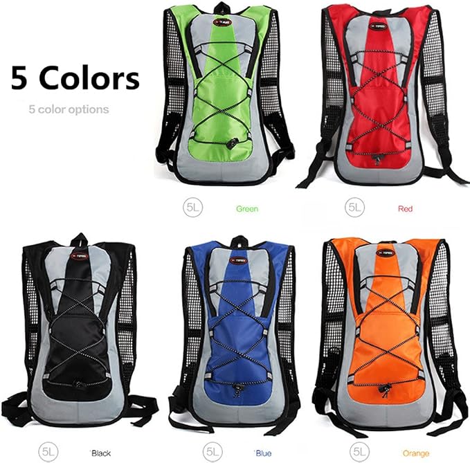 Red with 2L water bladder