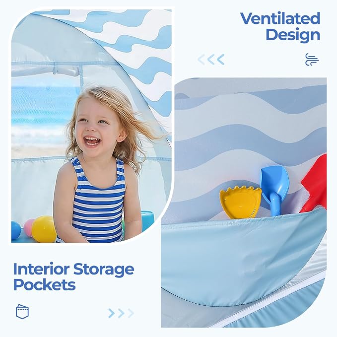 Blue Wave Stripes
