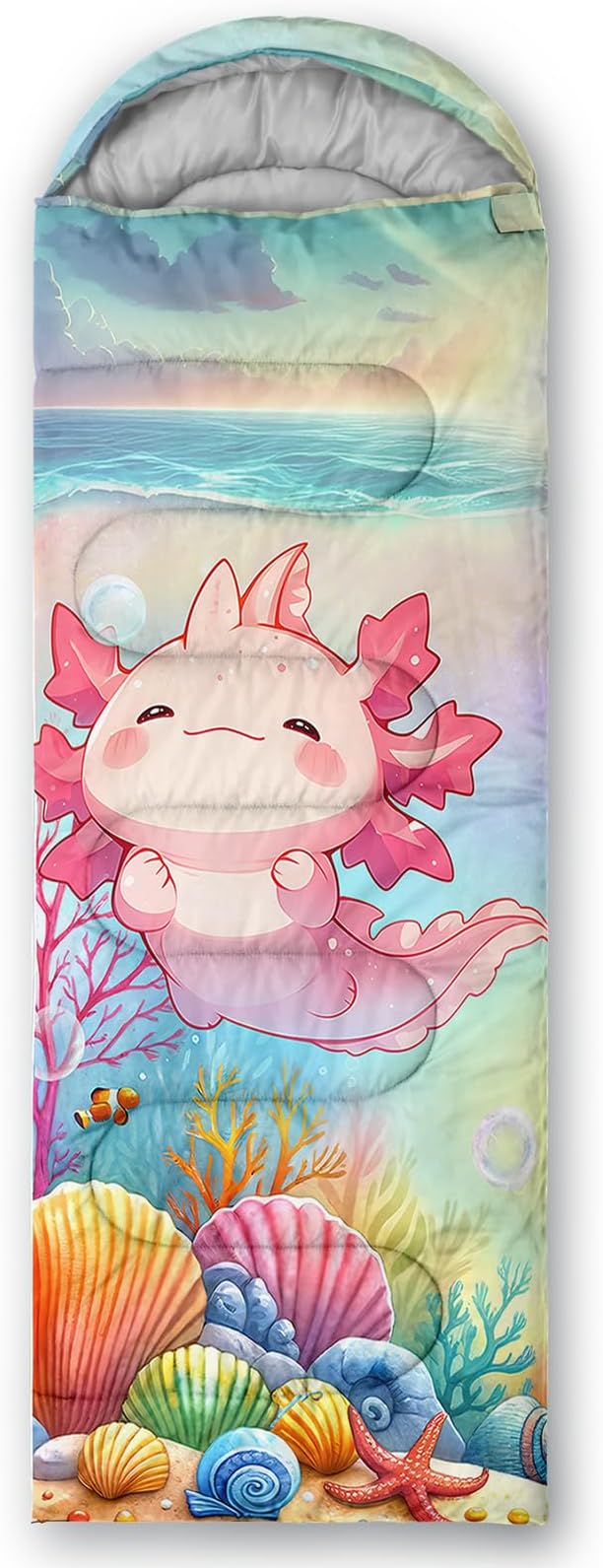 cartoon axolotl