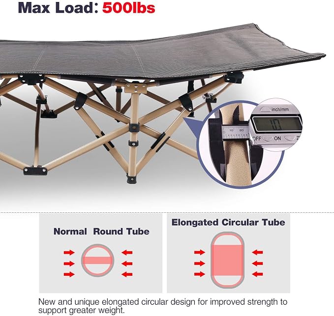 Gray Oversized Cot