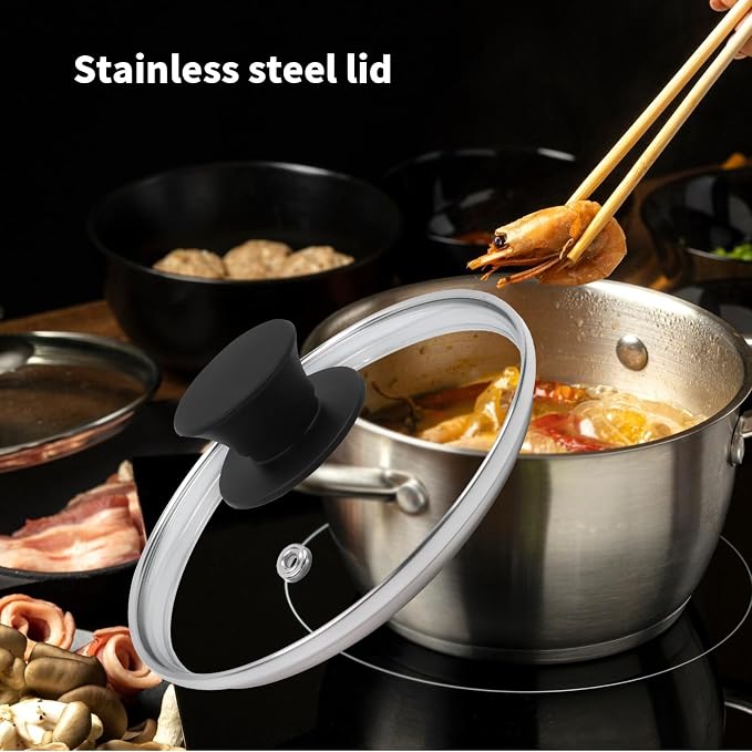 Round Black Handle