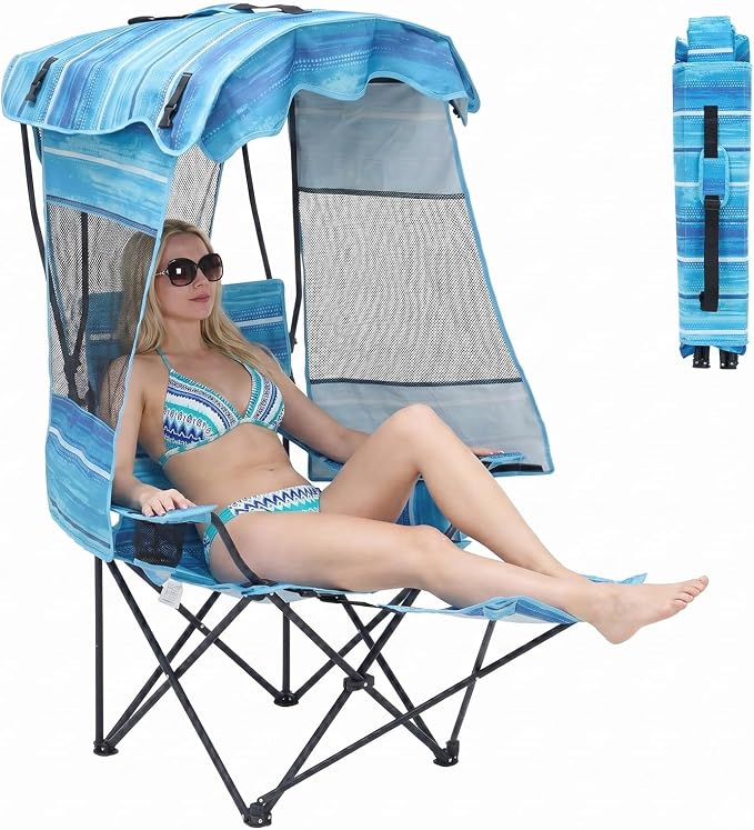 Blue With Footrest
