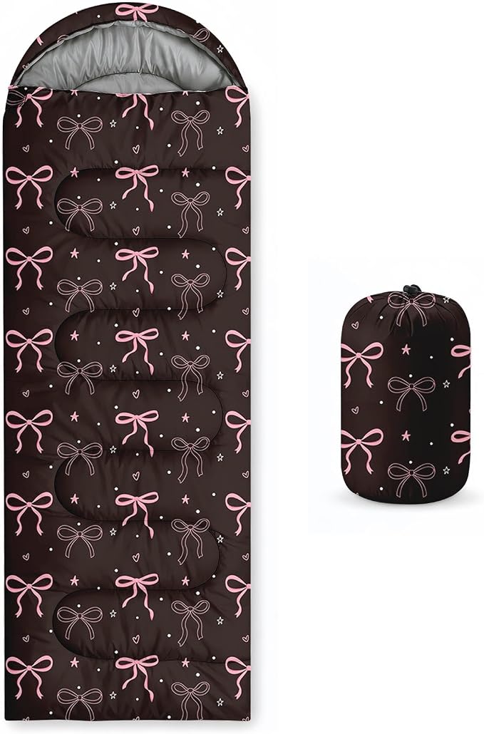 Black and Pink Bow