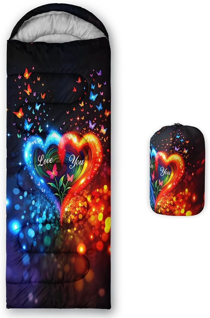 Red Blue Hearts 32