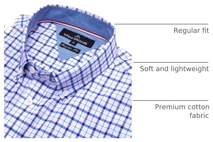 Navy Red Small Plaid